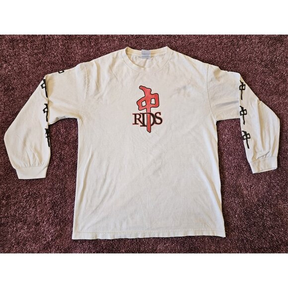 Vintage Mens RDS Red Dragon Long Sleeve T-shirt Large USA 2001 Y2K skateboarding - Picture 2 of 16